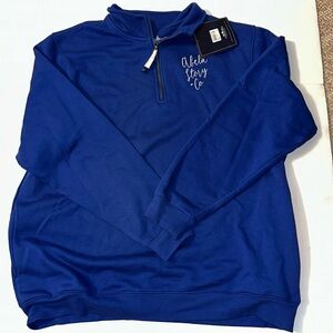 1/4 zip pullover sweatshirt NWT